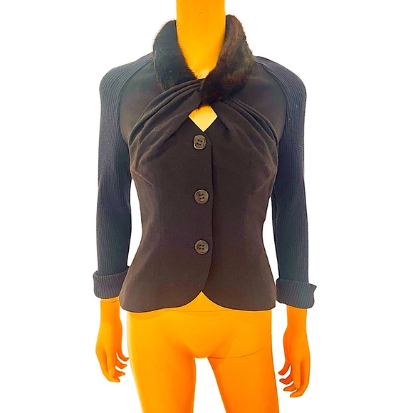Christian Dior by Galliano F/W 1999 MinkFur Colar Jacket